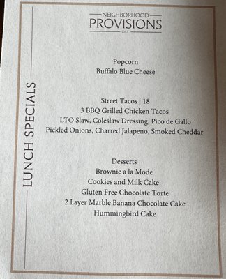 Menu photo 7 Neighborhood Provisions Edmond, OK