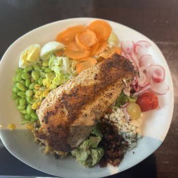 Yard House - Salmon Cobb Salad - Bars Near Me - Sunrise, Florida Yard House - Salmon Cobb Salad - Bars Near Me - Sunrise, Florida
