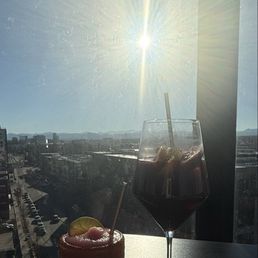 Drinks and view