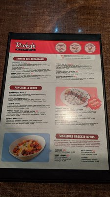 Menu photo 3 Ricky's Restaurant Vernon, BC
