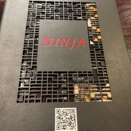 The menu cover