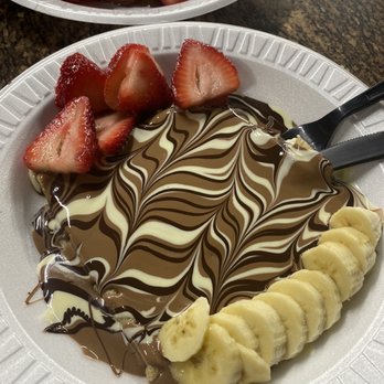 Choco Fruit - Nutella Classic Crepe with strawberry  & Banana - Creperies Near Me - Anaheim, California