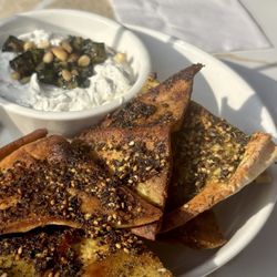 Elie's - Labneh Dip with Zaatar pita chips