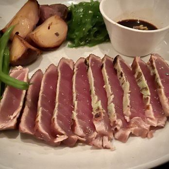 Freelance Cafe & Wine Bar - Wasabi crusted tuna - New American Near Me - Piermont, New York Freelance Cafe & Wine Bar - Wasabi crusted tuna - New American Near Me - Piermont, New York