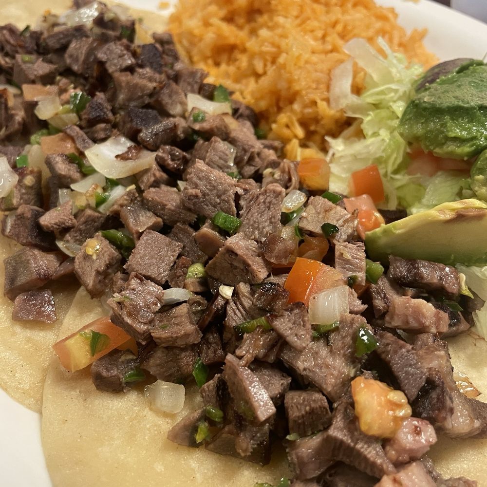 Gerardo's Restaurant - Lengua taco plate $13 - Mexican Near Me - Odessa, Texas