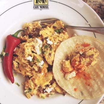Cafe Mimosa - Chorizo scramble. - Breakfast & Brunch Near Me - San Clemente, California Cafe Mimosa - Chorizo scramble. - Breakfast & Brunch Near Me - San Clemente, California