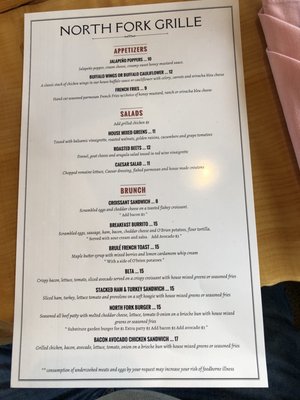 Menu photo 2 North Fork Bar & Grill Woodland, WA Menu photo 2 North Fork Bar & Grill Woodland, WA