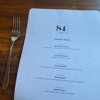 84 Yesler - Menu 9/8/21 - Italian Near Me - Seattle, Washington