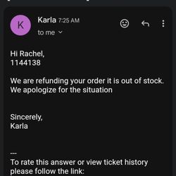 Ejuice Connect - This is the email and only email I finally got on Dec. 22