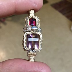 Hidden Gem SRQ Crystals - We work with Sterling and Gold to create one of a kind beauties.