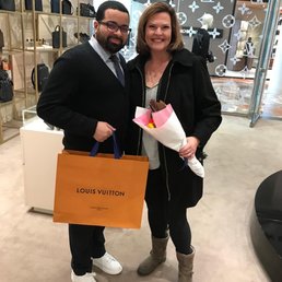 A friend went into LV on Brookfield in NYC and was chatting with her favorite SA Matt and telling him about her landing a great new job. As