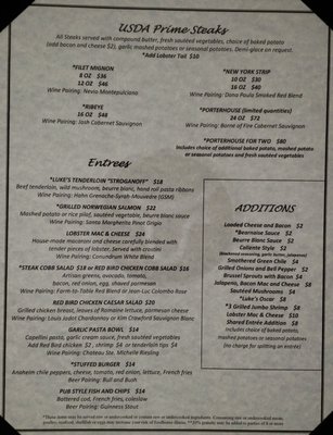 Menu photo 3 Luke's, A Steak Place Wheat Ridge, CO