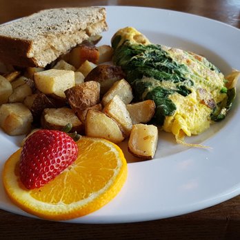 Cafe Jolie - Custom omelette with chicken sausage, spinach, and gruyere - Breakfast & Brunch Near Me - Alameda, California Cafe Jolie - Custom omelette with chicken sausage, spinach, and gruyere - Breakfast & Brunch Near Me - Alameda, California