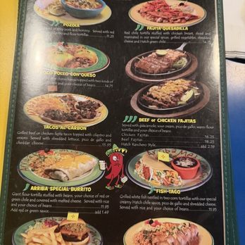 Arriba Mexican Grill - Lunch menu - Mexican Near Me - Goodyear, Arizona