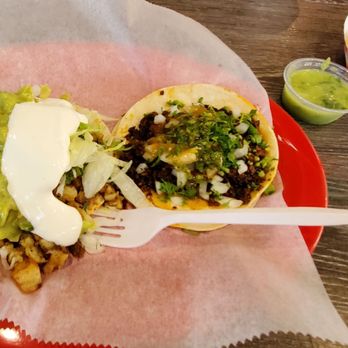 Tacos Walnut Creek - Fish Taco (left) & Chorizo Taco (right) - Tacos Near Me - Walnut Creek, California Tacos Walnut Creek - Fish Taco (left) & Chorizo Taco (right) - Tacos Near Me - Walnut Creek, California