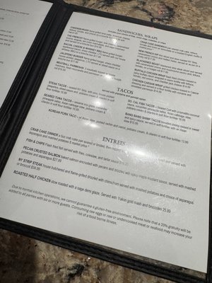 Menu photo 2 Stone Grille & Taphouse York, PA Menu photo 2 Stone Grille & Taphouse York, PA