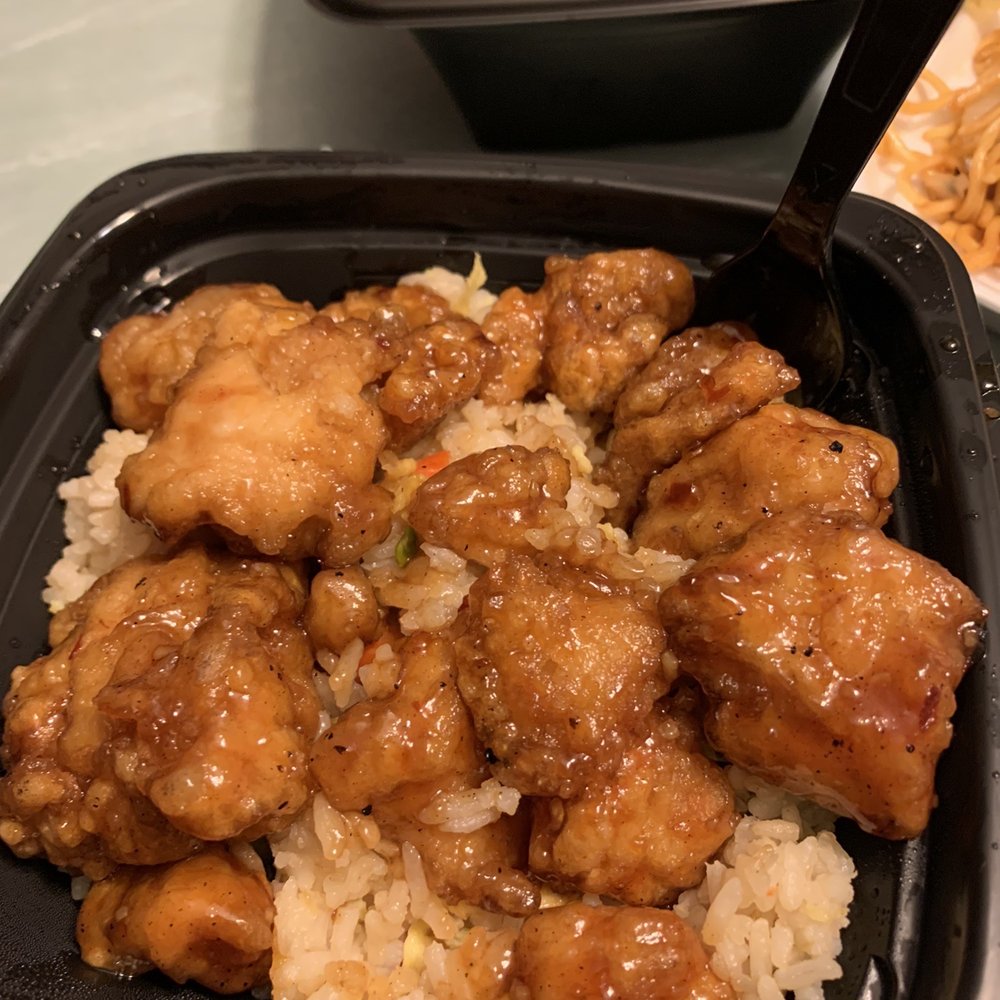 Panda Express - Orange chicken bowl - Chinese Near Me - Springdale, Ohio Panda Express - Orange chicken bowl - Chinese Near Me - Springdale, Ohio