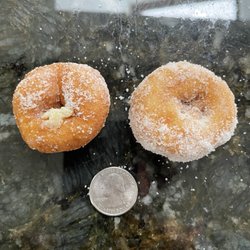 Perry's Bakery - 2 of the 6 donuts.