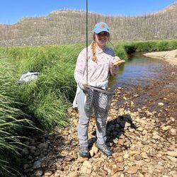 Kirk's Fly Shop Grand Lake - Brook trout caught and released in August