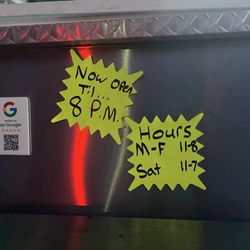 Food truck hours