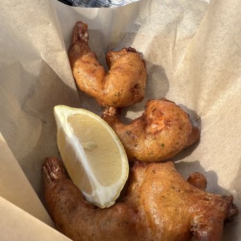 The Birds Cafe - Beer Battered Prawns - Seafood Near Me - Bodega Bay, California