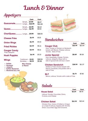 Menu photo 1 Cougar Cafe Ada, OK