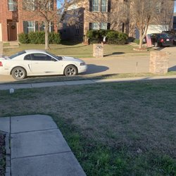 The Justin Post Office - This is an example of what this post office considers a BLOCKED MAILBOX. There is a car parked at least 6 feet away.