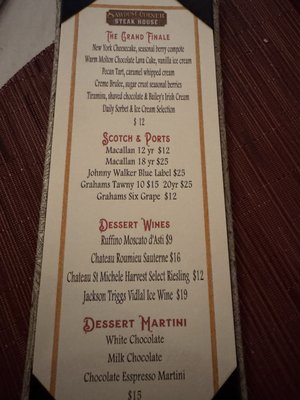 Menu photo 8 Sawdust Corner Steakhouse Virginia City, NV Menu photo 8 Sawdust Corner Steakhouse Virginia City, NV