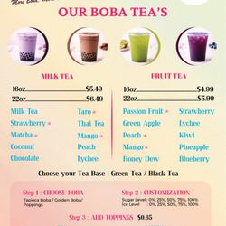 Artic Roll Ice Cream & Bubble Tea