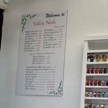 Valley Nails - Price list - Nail Salons Near Me - Hercules, California