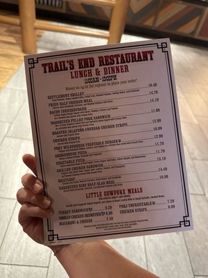 Menu photo 1 Trail's End Restaurant Lake Buena Vista, FL Menu photo 1 Trail's End Restaurant Lake Buena Vista, FL