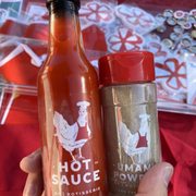 Photo of Yelp Elite Week: DoorDash Kitchen RWC - Redwood City, CA, United States. Hot Sauce and Umami Powder from RTR! Cool!
