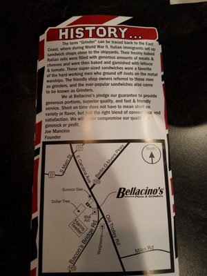 Menu photo 2 Bellacino's Pizza & Grinders Summerville, SC