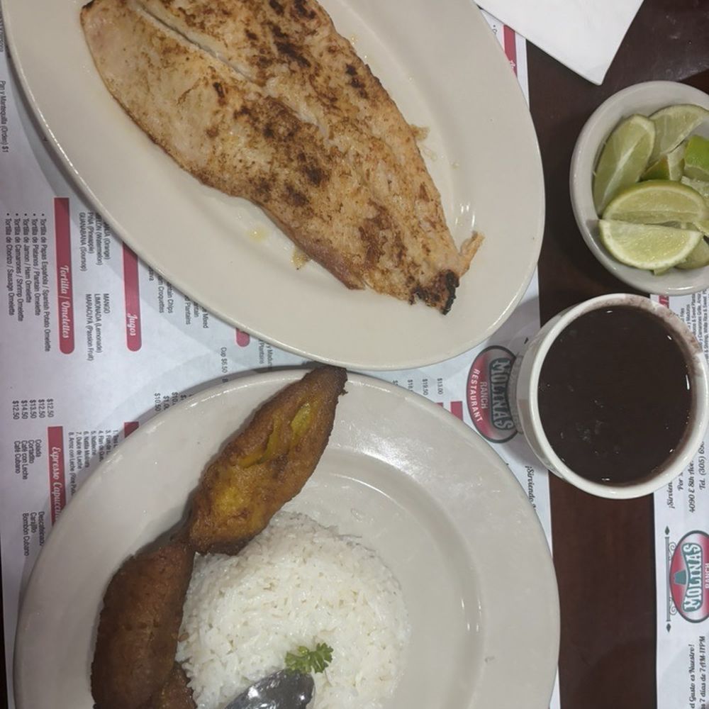 Molina's Ranch Restaurant - Grilled fish, moros, and sweet plantains - Cuban Near Me - Hialeah, Florida Molina's Ranch Restaurant - Grilled fish, moros, and sweet plantains - Cuban Near Me - Hialeah, Florida