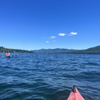 Georgian Lakeside Resort - Kayak rentals and paddle board rentals on the private beach - Resorts Near Me - Lake George, New York
