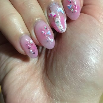 Akiko Nails - Most recent gel mani. Narina's artwork blows me away every time - Nail Salons Near Me - New York, New York