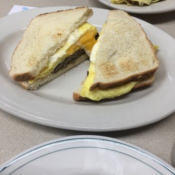 The Old Sharkey's Grill - Sausage Egg & Cheese Sandwich! - Southern Near Me - Burlington, North Carolina The Old Sharkey's Grill - Sausage Egg & Cheese Sandwich! - Southern Near Me - Burlington, North Carolina