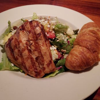 Charleston's - The champagne chicken salad sub salmon for a $3 up charge. - American Near Me - Fort Worth, Texas Charleston's - The champagne chicken salad sub salmon for a $3 up charge. - American Near Me - Fort Worth, Texas