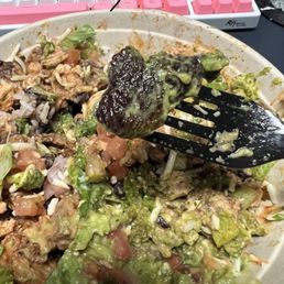 Avocado peel in my food Avocado peel in my food