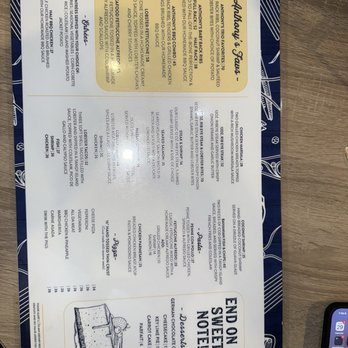 Anthony’s Seafood & Ribs - Menu - Bars Near Me - FL, Florida