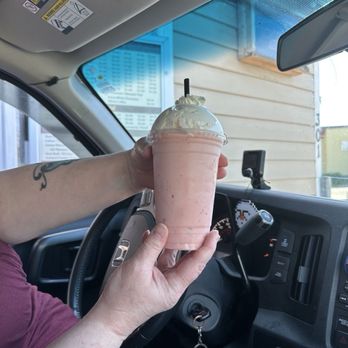 Darci's Dinky Donuts - strawberry yogguccino with whipped cream - Coffee & Tea Near Me - Monroe, Washington Darci's Dinky Donuts - strawberry yogguccino with whipped cream - Coffee & Tea Near Me - Monroe, Washington