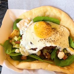 Coal Yard Cafe - Falafel and Egg @ Coal Yard Café