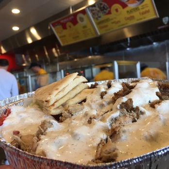 The Halal Guys - Combo platter (gyro/chicken) - Halal Near Me - Costa Mesa, California The Halal Guys - Combo platter (gyro/chicken) - Halal Near Me - Costa Mesa, California
