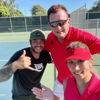Waikiki Tennis Lessons - Pro Albert with Tom and Jennifer. - Tennis Near Me - Honolulu, Hawaii Waikiki Tennis Lessons - Pro Albert with Tom and Jennifer. - Tennis Near Me - Honolulu, Hawaii