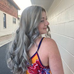 Innovations Hair Design - Gorgeous silver color for Emily!