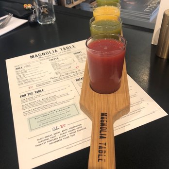 Magnolia Table - Juice flight - Breakfast & Brunch Near Me - Waco, Texas