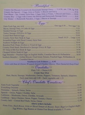 Menu photo 8 Country Inn Restaurant Lake Worth, FL Menu photo 8 Country Inn Restaurant Lake Worth, FL