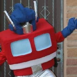 Optimus is perfect for Transformer themed parties!