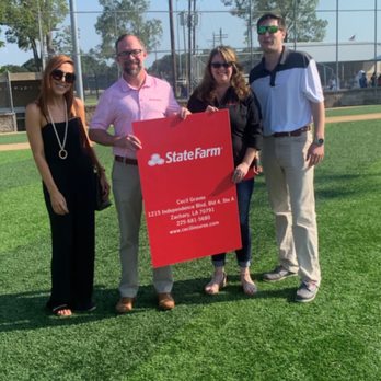 Cecil Graves - State Farm Insurance Agent - The Dream Team! From Left to right: Christi, Cecil, Tanya, and Garrett - Home & Rental Insurance Near Me - Zachary, Louisiana Cecil Graves - State Farm Insurance Agent - The Dream Team! From Left to right: Christi, Cecil, Tanya, and Garrett - Home & Rental Insurance Near Me - Zachary, Louisiana