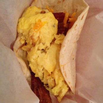 Jo's Coffee Downtown - Bacon, egg and cheese taco - Coffee & Tea Near Me - Austin, Texas